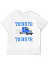 Truck Driver Everybody Is A Trucker Lightweight Cotton T-Shirt – Daily Comfort Graphic Shirt
