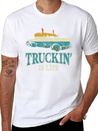 Trucker Truck Driver Vintage Lightweight Cotton T-Shirt – Daily Comfort Graphic Shirt