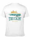 Trucker Truck Driver Vintage Lightweight Cotton T-Shirt – Daily Comfort Graphic Shirt