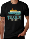 Trucker Truck Driver Vintage Lightweight Cotton T-Shirt – Daily Comfort Graphic Shirt