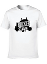 Trucker Wife Truck Driver Lightweight Cotton T-Shirt – Daily Comfort Graphic Shirt