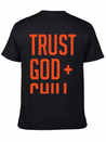 Trust God And Chill Awesome Gift Lightweight Cotton T-Shirt – Daily Comfort Graphic Shirt