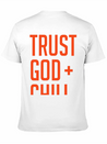 Trust God And Chill Awesome Gift Lightweight Cotton T-Shirt – Daily Comfort Graphic Shirt