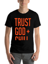 Trust God And Chill Awesome Gift Lightweight Cotton T-Shirt – Daily Comfort Graphic Shirt