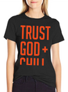 Trust God And Chill Awesome Gift Lightweight Cotton T-Shirt – Daily Comfort Graphic Shirt
