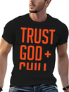 Trust God And Chill Awesome Gift Lightweight Cotton T-Shirt – Daily Comfort Graphic Shirt