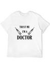Trust Me I'm A Doctor Lightweight Cotton T-Shirt – Daily Comfort Graphic Shirt