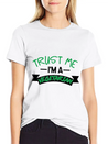 Trust Me I'm Vegetarian Lightweight Cotton T-Shirt – Daily Comfort Graphic Shirt