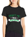 Trust Me I'm Vegetarian Lightweight Cotton T-Shirt – Daily Comfort Graphic Shirt
