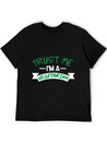 Trust Me I'm Vegetarian Lightweight Cotton T-Shirt – Daily Comfort Graphic Shirt