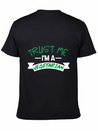 Trust Me I'm Vegetarian Lightweight Cotton T-Shirt – Daily Comfort Graphic Shirt