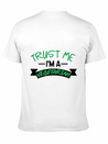 Trust Me I'm Vegetarian Lightweight Cotton T-Shirt – Daily Comfort Graphic Shirt