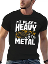 Tuba Player I Play Heavy Metal Lightweight Cotton T-Shirt – Daily Comfort Graphic Shirt