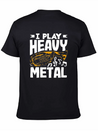 Tuba Player I Play Heavy Metal Lightweight Cotton T-Shirt – Daily Comfort Graphic Shirt
