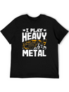 Tuba Player I Play Heavy Metal Lightweight Cotton T-Shirt – Daily Comfort Graphic Shirt