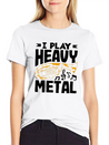 Tuba Player I Play Heavy Metal Lightweight Cotton T-Shirt – Daily Comfort Graphic Shirt