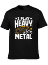 Tuba Player I Play Heavy Metal Lightweight Cotton T-Shirt – Daily Comfort Graphic Shirt