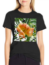 Tulip In The Rain Lightweight Cotton T-Shirt – Daily Comfort Graphic Shirt