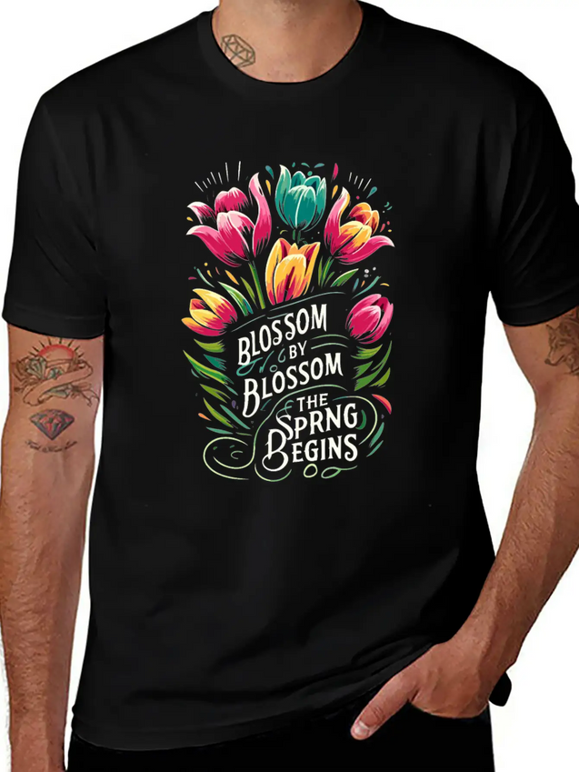 Tulips Tulip Flower Yes I Talk To Tulips Lightweight Cotton T-Shirt – Daily Comfort Graphic Shirt