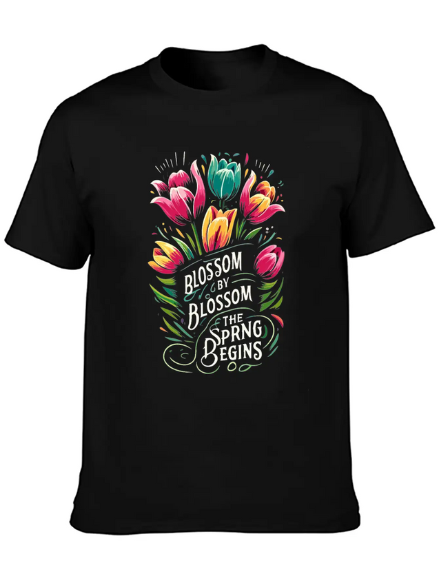 Tulips Tulip Flower Yes I Talk To Tulips Lightweight Cotton T-Shirt – Daily Comfort Graphic Shirt