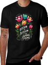 Tulips Tulip Flower Yes I Talk To Tulips Lightweight Cotton T-Shirt – Daily Comfort Graphic Shirt