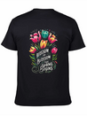 Tulips Tulip Flower Yes I Talk To Tulips Lightweight Cotton T-Shirt – Daily Comfort Graphic Shirt