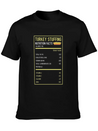 Turkey Stuffing Nutrition Facts Thanksgiving Gifts Lightweight Cotton T-Shirt – Daily Comfort Graphic Shirt