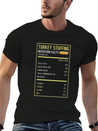 Turkey Stuffing Nutrition Facts Thanksgiving Gifts Lightweight Cotton T-Shirt – Daily Comfort Graphic Shirt