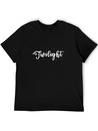 Twilight Calligraphy Arts Text Design Gift Lightweight Cotton T-Shirt – Daily Comfort Graphic Shirt