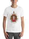 Twin Tigers & Dagger: Tattoo-Style Artwork Lightweight Cotton T-Shirt – Daily Comfort Graphic Shirt
