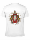 Twin Tigers & Dagger: Tattoo-Style Artwork Lightweight Cotton T-Shirt – Daily Comfort Graphic Shirt