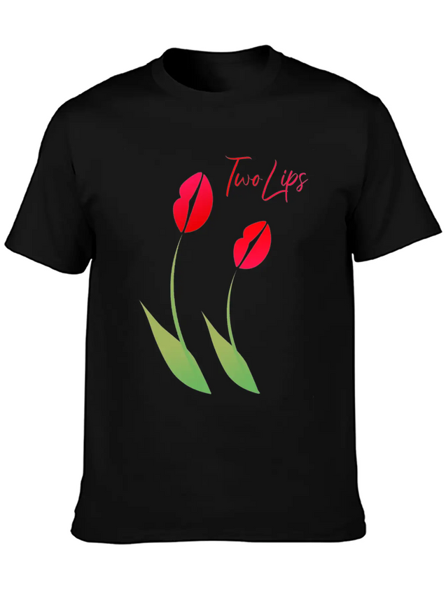 Twolips Lightweight Cotton T-Shirt – Daily Comfort Graphic Shirt