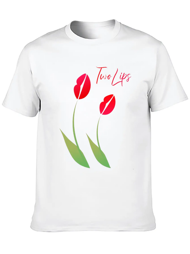 Twolips Lightweight Cotton T-Shirt – Daily Comfort Graphic Shirt