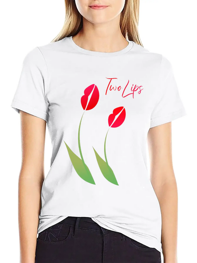 Twolips Lightweight Cotton T-Shirt – Daily Comfort Graphic Shirt