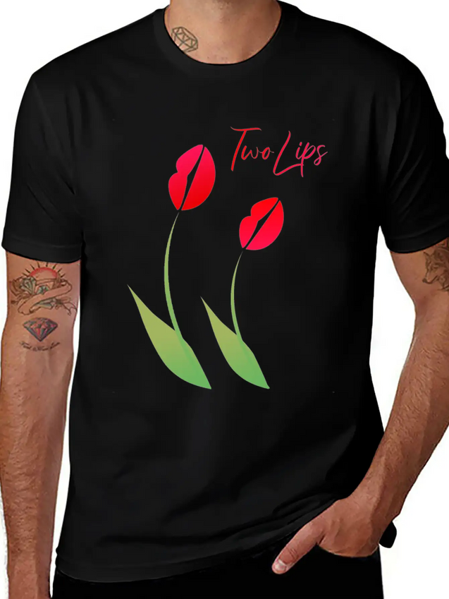 Twolips Lightweight Cotton T-Shirt – Daily Comfort Graphic Shirt
