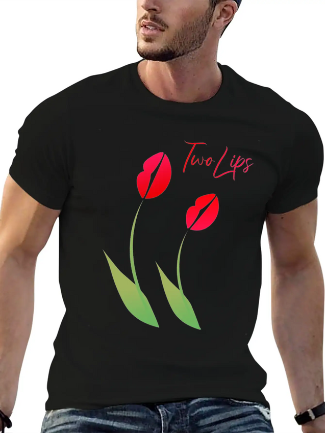 Twolips Lightweight Cotton T-Shirt – Daily Comfort Graphic Shirt