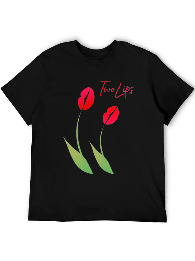 Twolips Lightweight Cotton T-Shirt – Daily Comfort Graphic Shirt