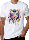 Typography, HEAR ME ROAR Lightweight Cotton T-Shirt – Daily Comfort Graphic Shirt
