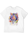 Typography, HEAR ME ROAR Lightweight Cotton T-Shirt – Daily Comfort Graphic Shirt