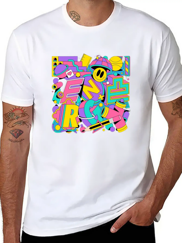 Typography Lightweight Cotton T-Shirt – Daily Comfort Graphic Shirt