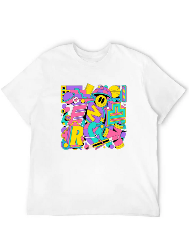 Typography Lightweight Cotton T-Shirt – Daily Comfort Graphic Shirt