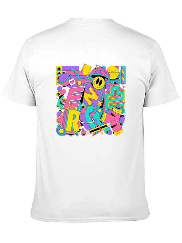 Typography Lightweight Cotton T-Shirt – Daily Comfort Graphic Shirt