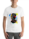 Typography Print For T-Shirt David Sculpture Hand Lightweight Cotton T-Shirt – Daily Comfort Graphic Shirt
