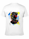 Typography Print For T-Shirt David Sculpture Hand Lightweight Cotton T-Shirt – Daily Comfort Graphic Shirt