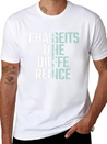 Typography Text Lightweight Cotton T-Shirt – Daily Comfort Graphic Shirt