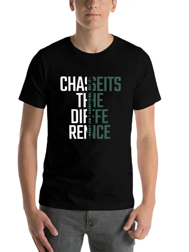 Typography Text Lightweight Cotton T-Shirt – Daily Comfort Graphic Shirt