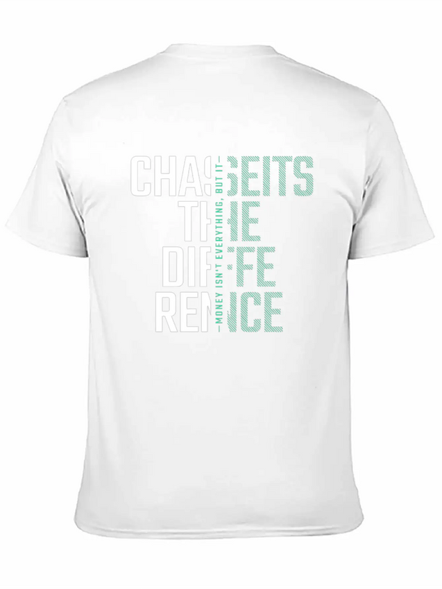Typography Text Lightweight Cotton T-Shirt – Daily Comfort Graphic Shirt