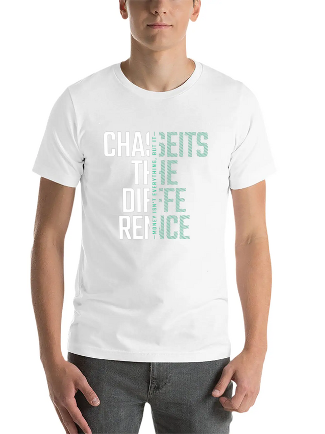 Typography Text Lightweight Cotton T-Shirt – Daily Comfort Graphic Shirt