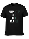 Typography Text Lightweight Cotton T-Shirt – Daily Comfort Graphic Shirt