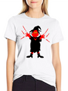Ugly Witch With Magic Forces Lightning Lightweight Cotton T-Shirt – Daily Comfort Graphic Shirt